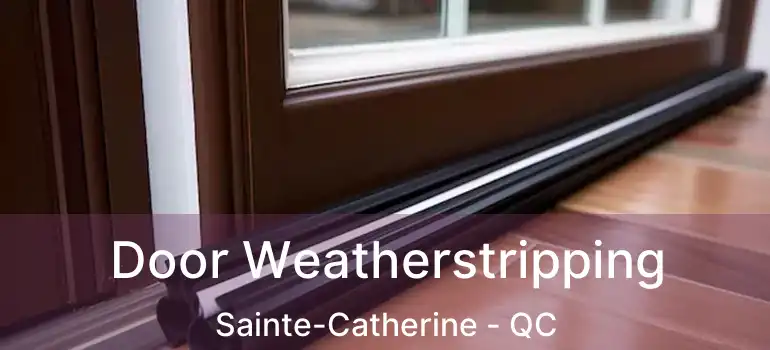  Door Weatherstripping Sainte-Catherine - QC