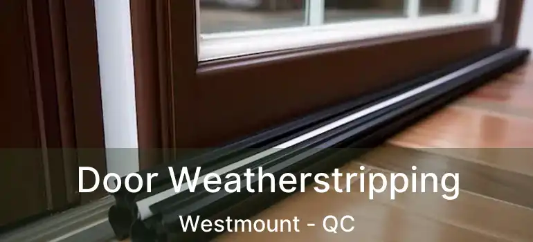  Door Weatherstripping Westmount - QC