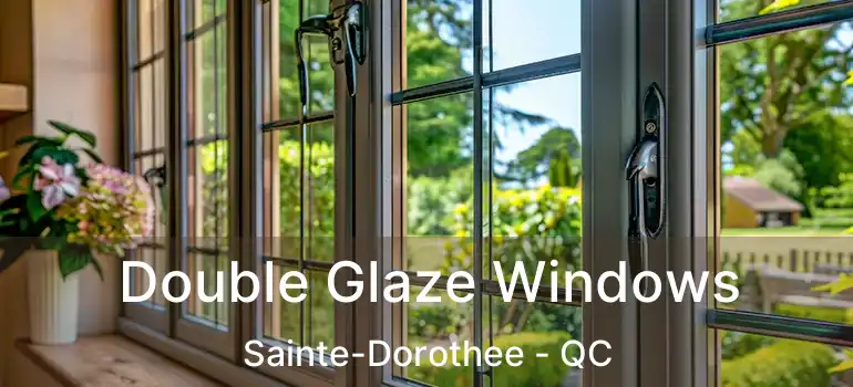  Double Glaze Windows Sainte-Dorothee - QC