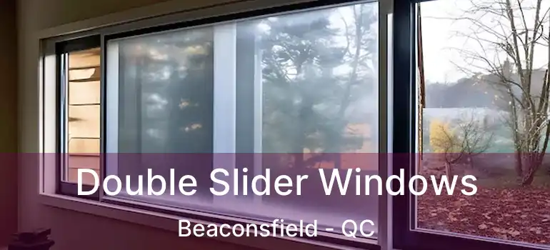  Double Slider Windows Beaconsfield - QC
