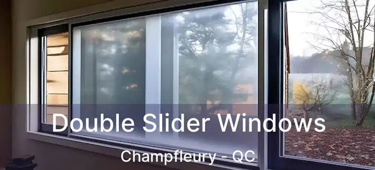  Double Slider Windows Champfleury - QC