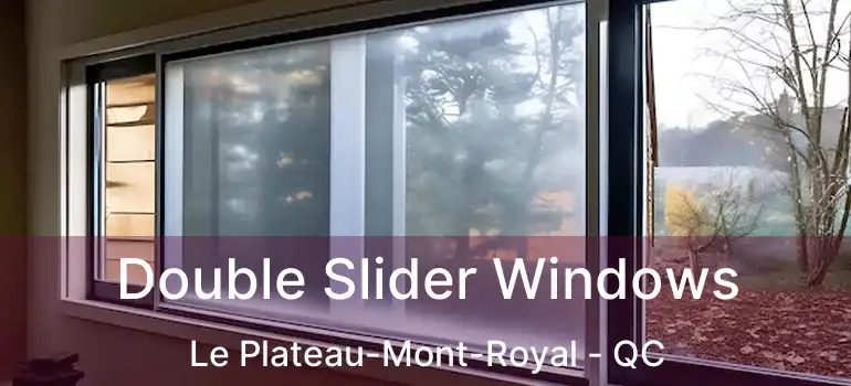  Double Slider Windows Le Plateau-Mont-Royal - QC