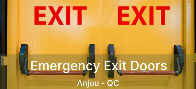  Emergency Exit Doors Anjou - QC