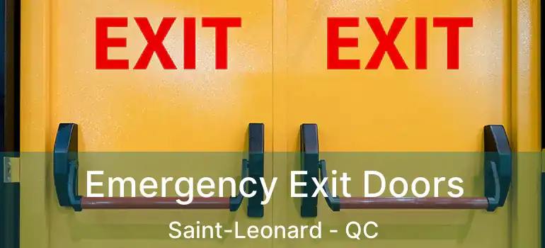  Emergency Exit Doors Saint-Leonard - QC