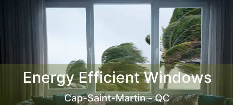  Energy Efficient Windows Cap-Saint-Martin - QC