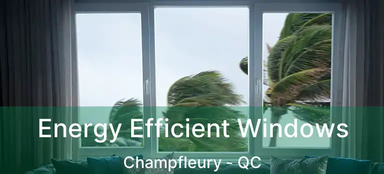  Energy Efficient Windows Champfleury - QC
