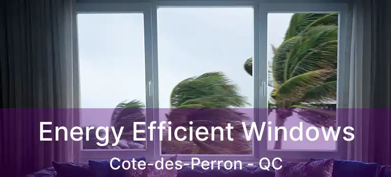 Energy Efficient Windows Cote-des-Perron - QC