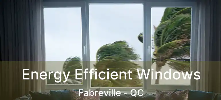  Energy Efficient Windows Fabreville - QC