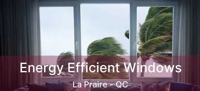  Energy Efficient Windows La Praire - QC
