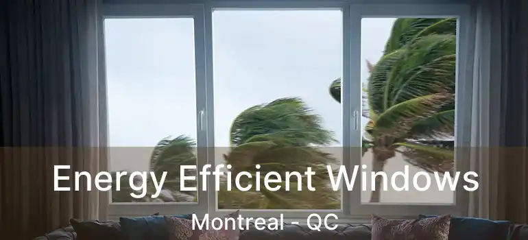  Energy Efficient Windows Montreal - QC
