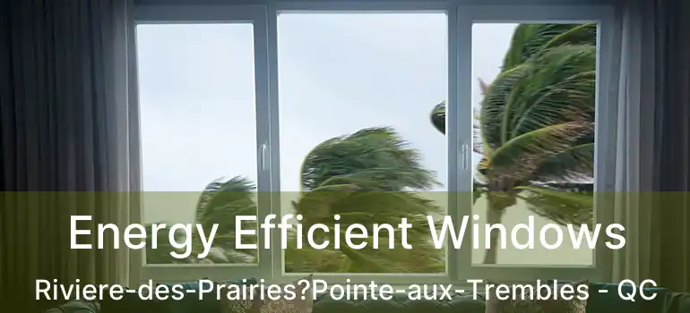  Energy Efficient Windows Riviere-des-Prairies?Pointe-aux-Trembles - QC