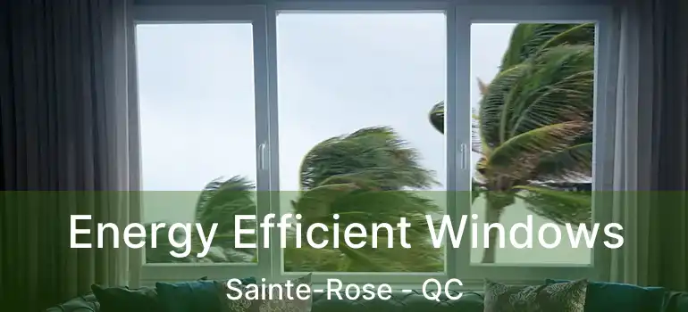  Energy Efficient Windows Sainte-Rose - QC