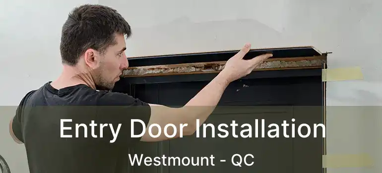  Entry Door Installation Westmount - QC
