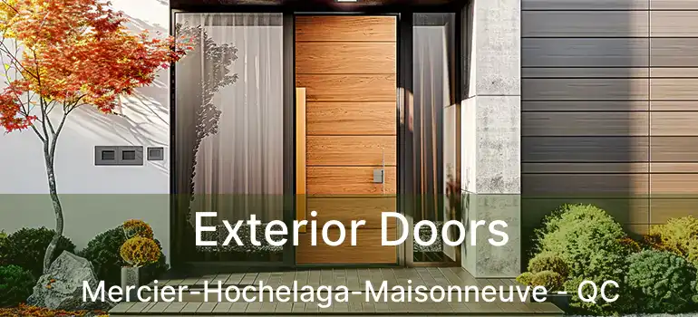  Exterior Doors Mercier-Hochelaga-Maisonneuve - QC
