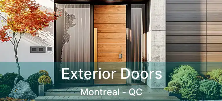  Exterior Doors Montreal - QC