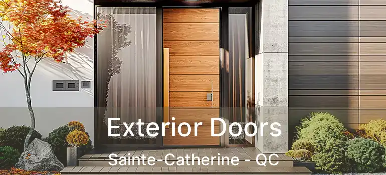  Exterior Doors Sainte-Catherine - QC