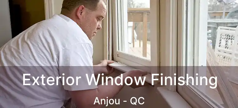  Exterior Window Finishing Anjou - QC
