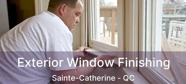  Exterior Window Finishing Sainte-Catherine - QC