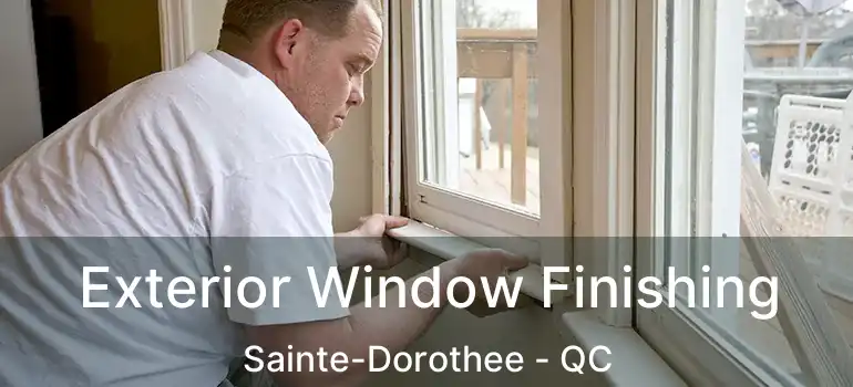  Exterior Window Finishing Sainte-Dorothee - QC