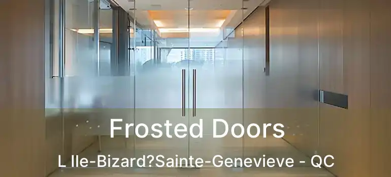 Frosted Doors L Ile-Bizard?Sainte-Genevieve - QC