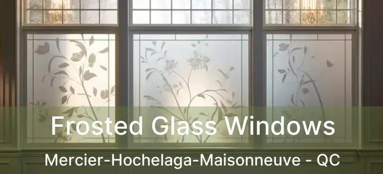  Frosted Glass Windows Mercier-Hochelaga-Maisonneuve - QC
