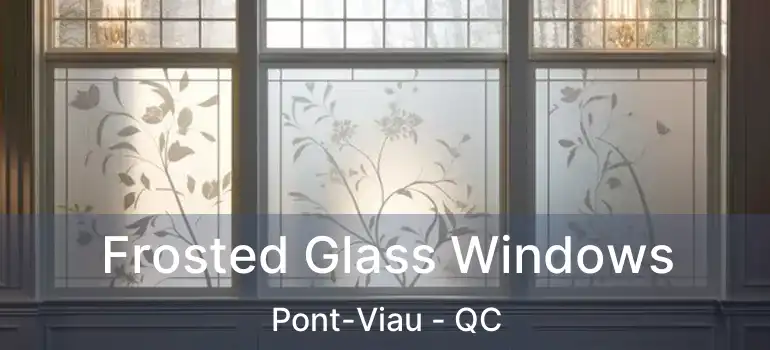  Frosted Glass Windows Pont-Viau - QC