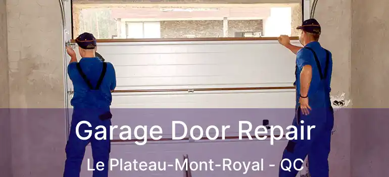  Garage Door Repair Le Plateau-Mont-Royal - QC