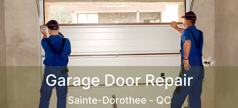  Garage Door Repair Sainte-Dorothee - QC