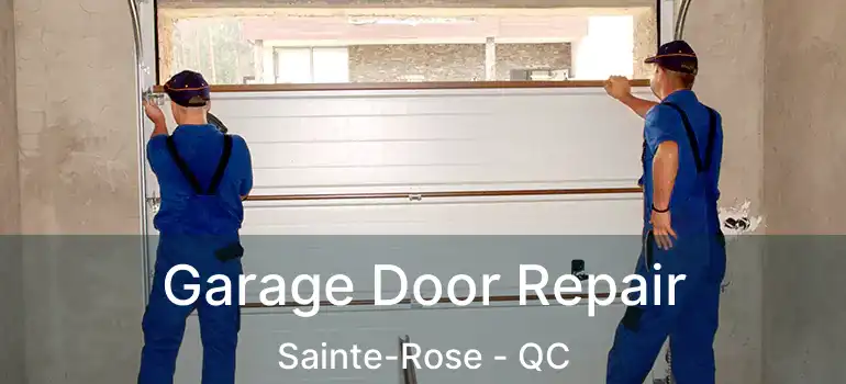  Garage Door Repair Sainte-Rose - QC