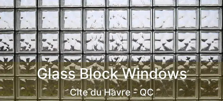  Glass Block Windows Cite du Havre - QC