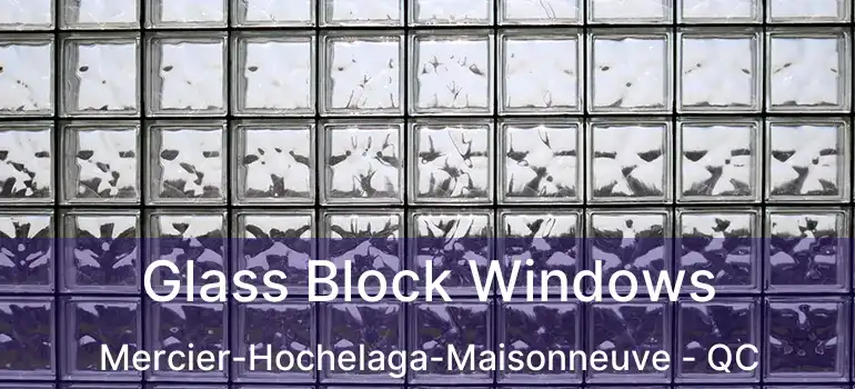  Glass Block Windows Mercier-Hochelaga-Maisonneuve - QC