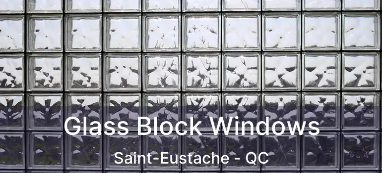  Glass Block Windows Saint-Eustache - QC