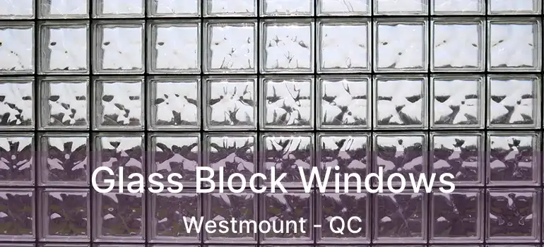  Glass Block Windows Westmount - QC