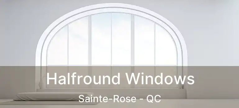  Halfround Windows Sainte-Rose - QC