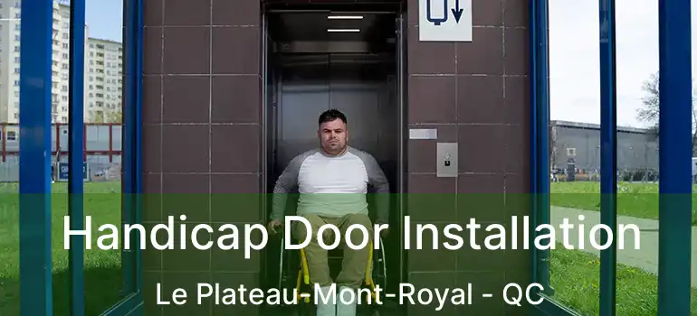  Handicap Door Installation Le Plateau-Mont-Royal - QC