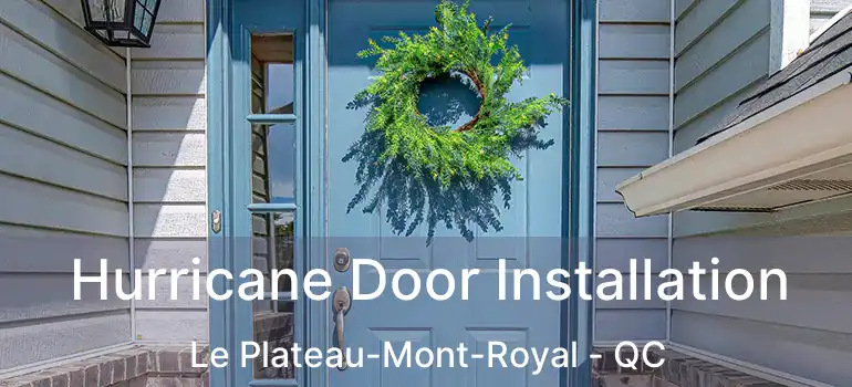  Hurricane Door Installation Le Plateau-Mont-Royal - QC