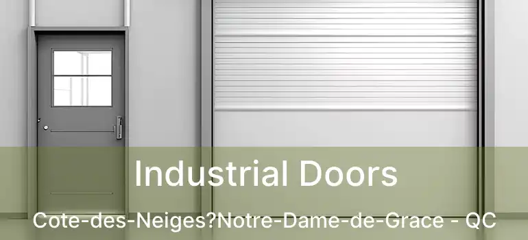  Industrial Doors Cote-des-Neiges?Notre-Dame-de-Grace - QC