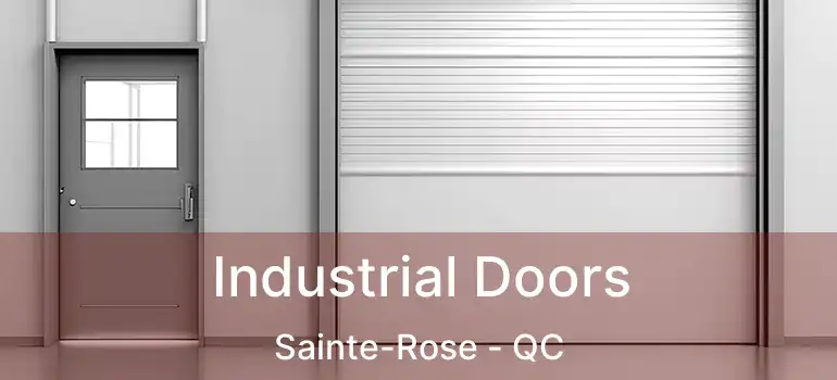  Industrial Doors Sainte-Rose - QC