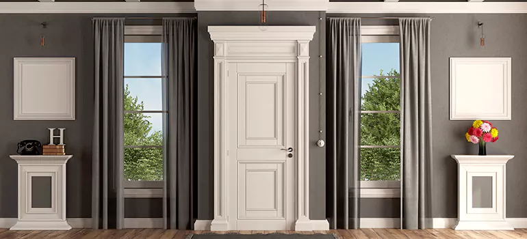 Removable Center Door Mullion in Montreal, Quebec