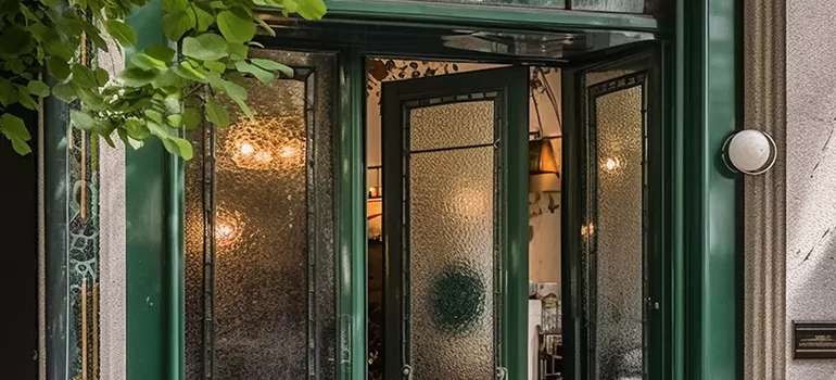 Frosted Pantry Door in Montreal, Quebec