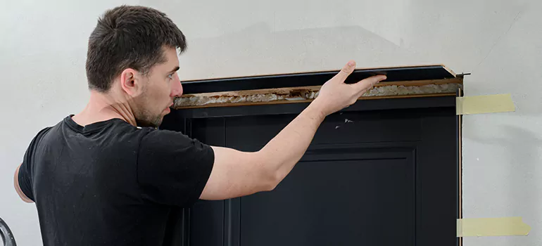 Wood Door Hole Repair in Montreal, QC