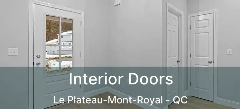  Interior Doors Le Plateau-Mont-Royal - QC