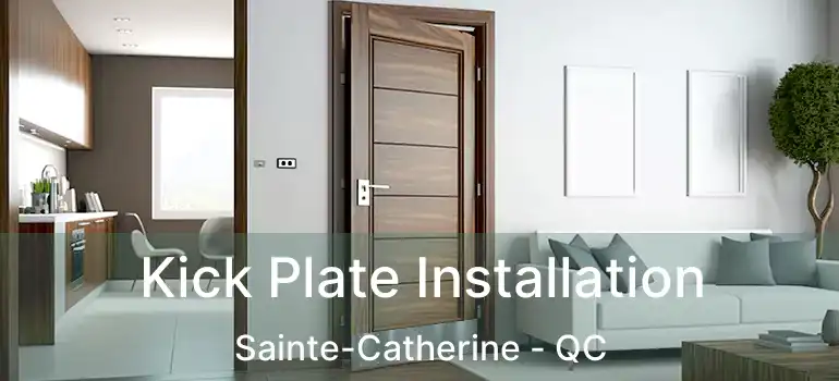  Kick Plate Installation Sainte-Catherine - QC