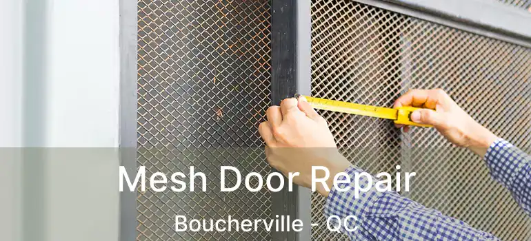  Mesh Door Repair Boucherville - QC