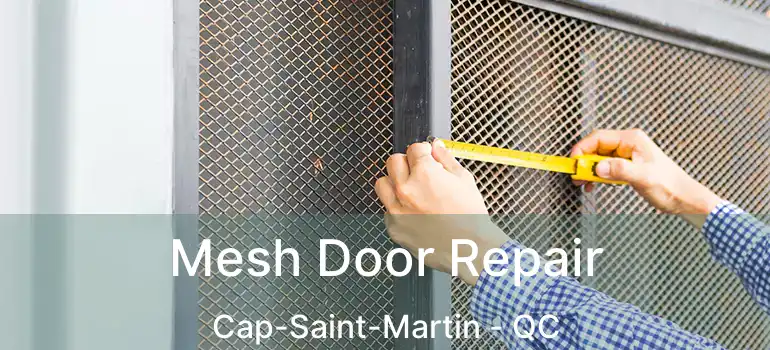  Mesh Door Repair Cap-Saint-Martin - QC