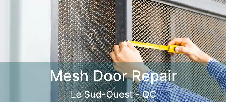  Mesh Door Repair Le Sud-Ouest - QC