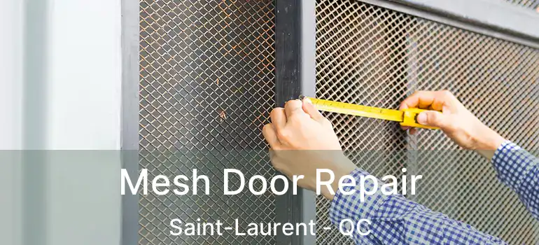  Mesh Door Repair Saint-Laurent - QC
