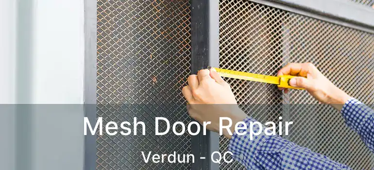  Mesh Door Repair Verdun - QC