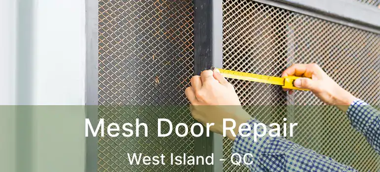 Mesh Door Repair West Island - QC