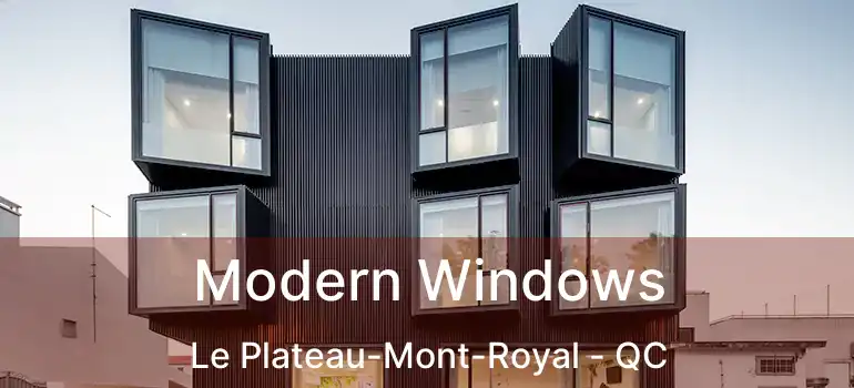  Modern Windows Le Plateau-Mont-Royal - QC
